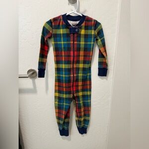 Hanna Andersson Multicolor Plaid Kids Footie
